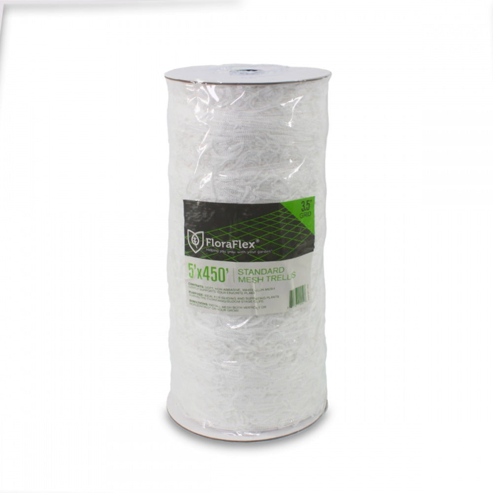 FloraFlex Mesh Trellis Net | 5ft x 450ft - 3.5 in Square