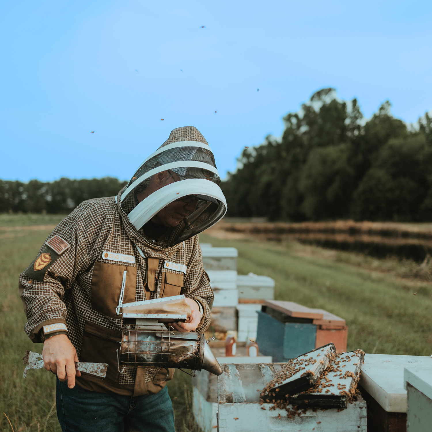 Professional Three Layer Ventilated Beekeeping Jacket
