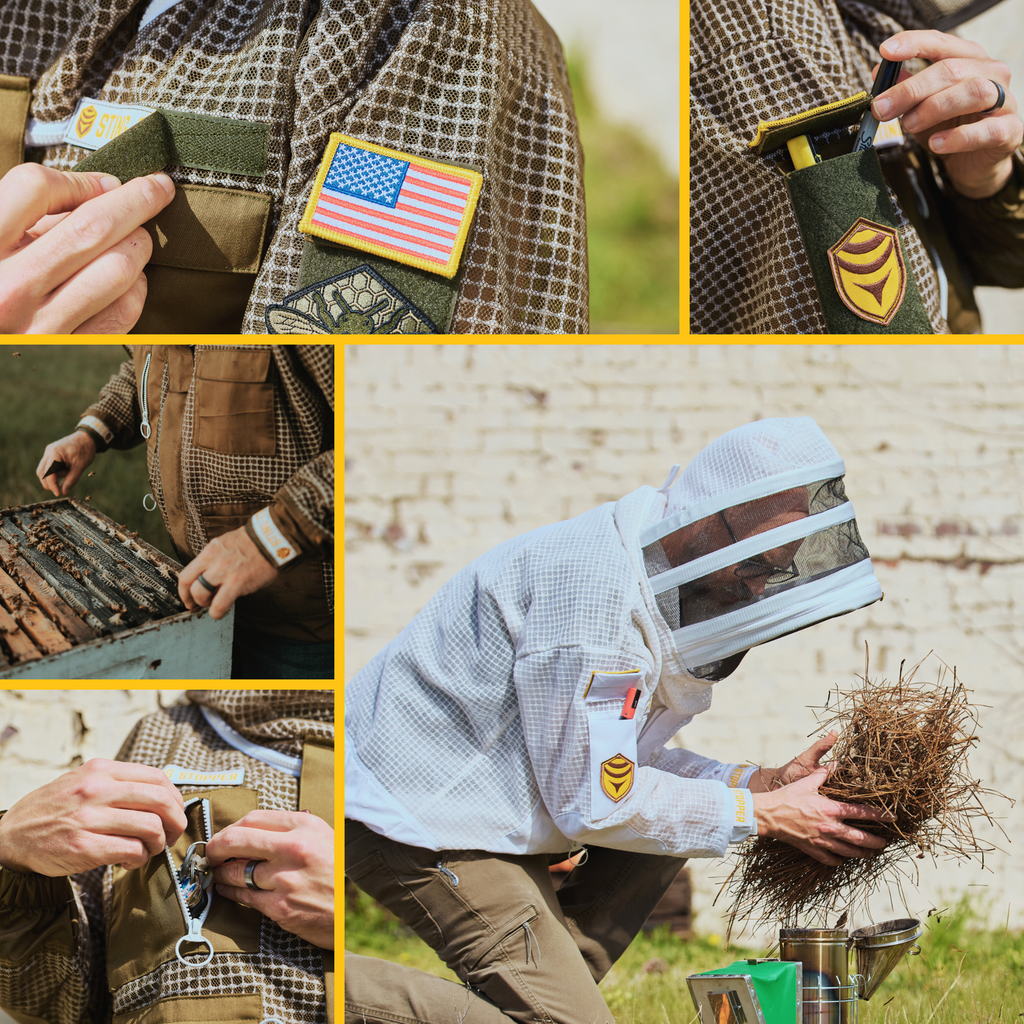 Professional Three Layer Ventilated Beekeeping Jacket