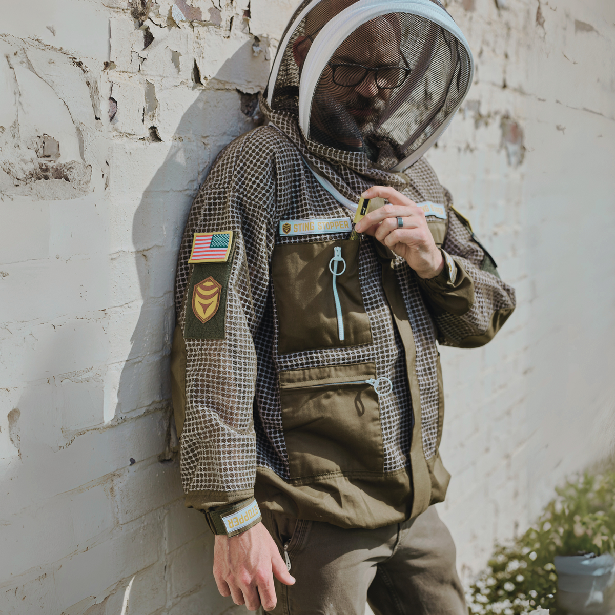 Professional Three Layer Ventilated Beekeeping Jacket