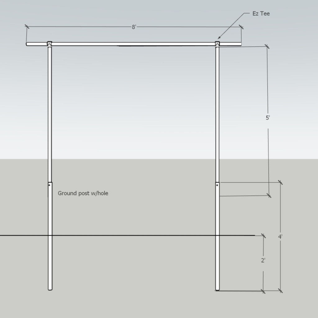 DIY Tomato Trellis | 1 3/8" Heavy Duty