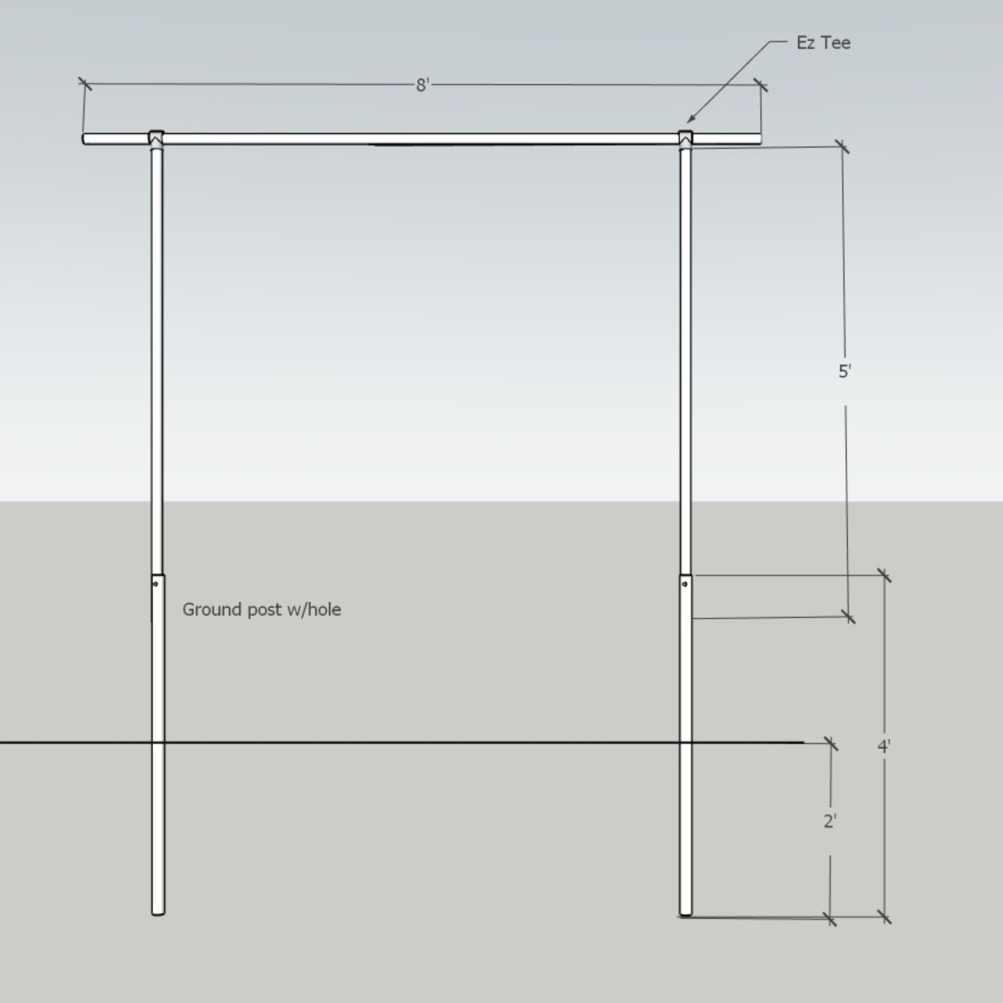 DIY Tomato Trellis | 1 3/8" Heavy Duty