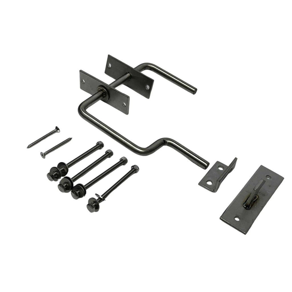 Greenhouse Door Latch Kit - Heavy-Duty Stainless Steel