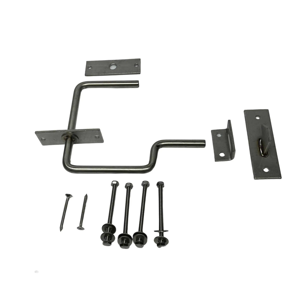 Greenhouse Door Latch Kit - Heavy-Duty Stainless Steel