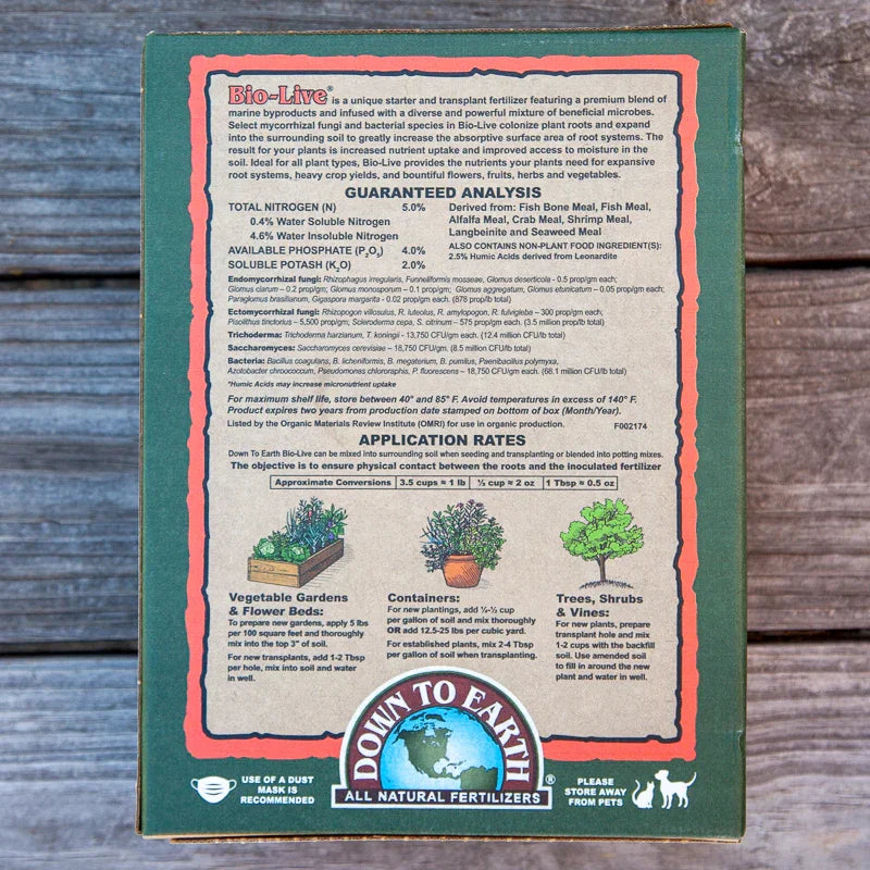 Bio-Live 5-4-2 Fertilizer (4 lb)
