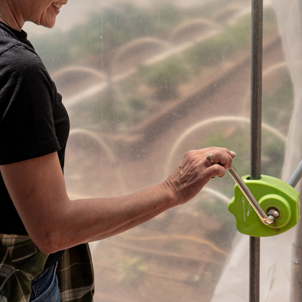 DIY Greenhouse Roll-Up Side Curtain Kit
