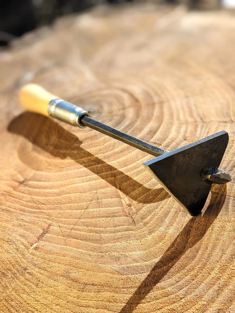 V-Hoe (Warren Hoe, Aggressive Hoe) Hand Forged Garden Tool