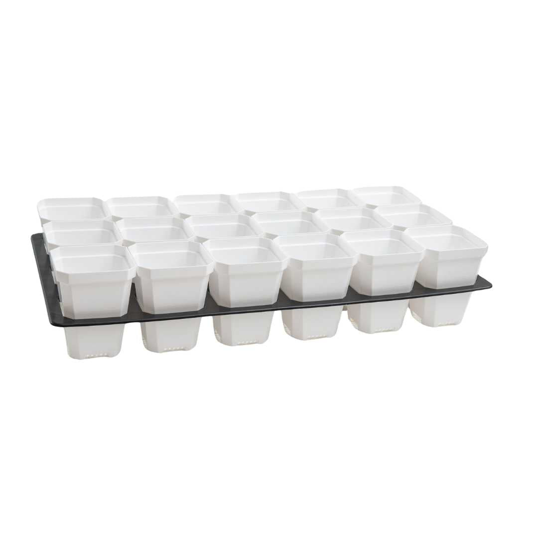 3.3" Heavy Duty Seed Starting Pots with Inserts