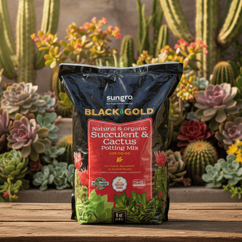 Black Gold Succulent and Cactus Mix (8 qt)