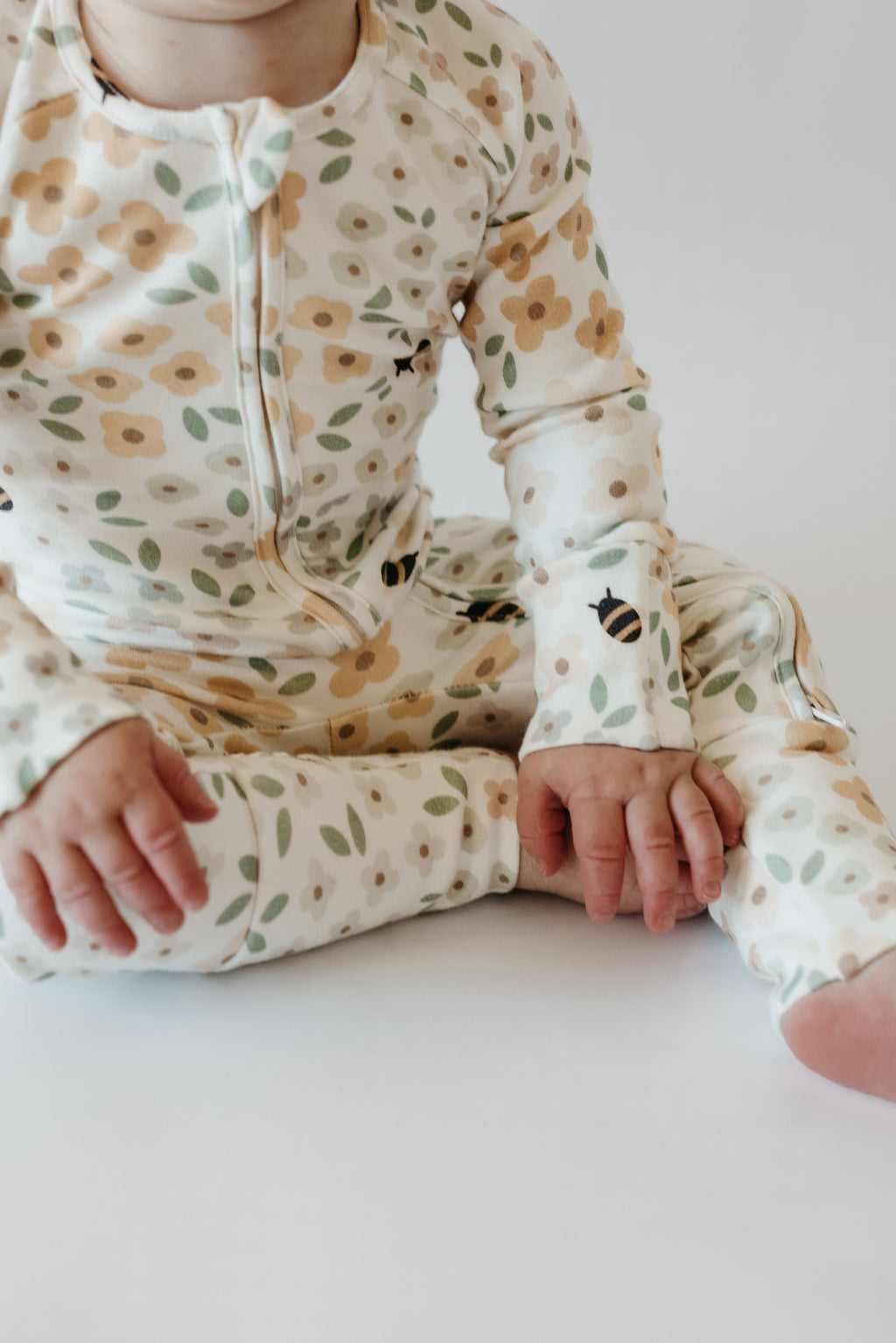 Peek-a-Boo Baby Sleeper Honey Bees