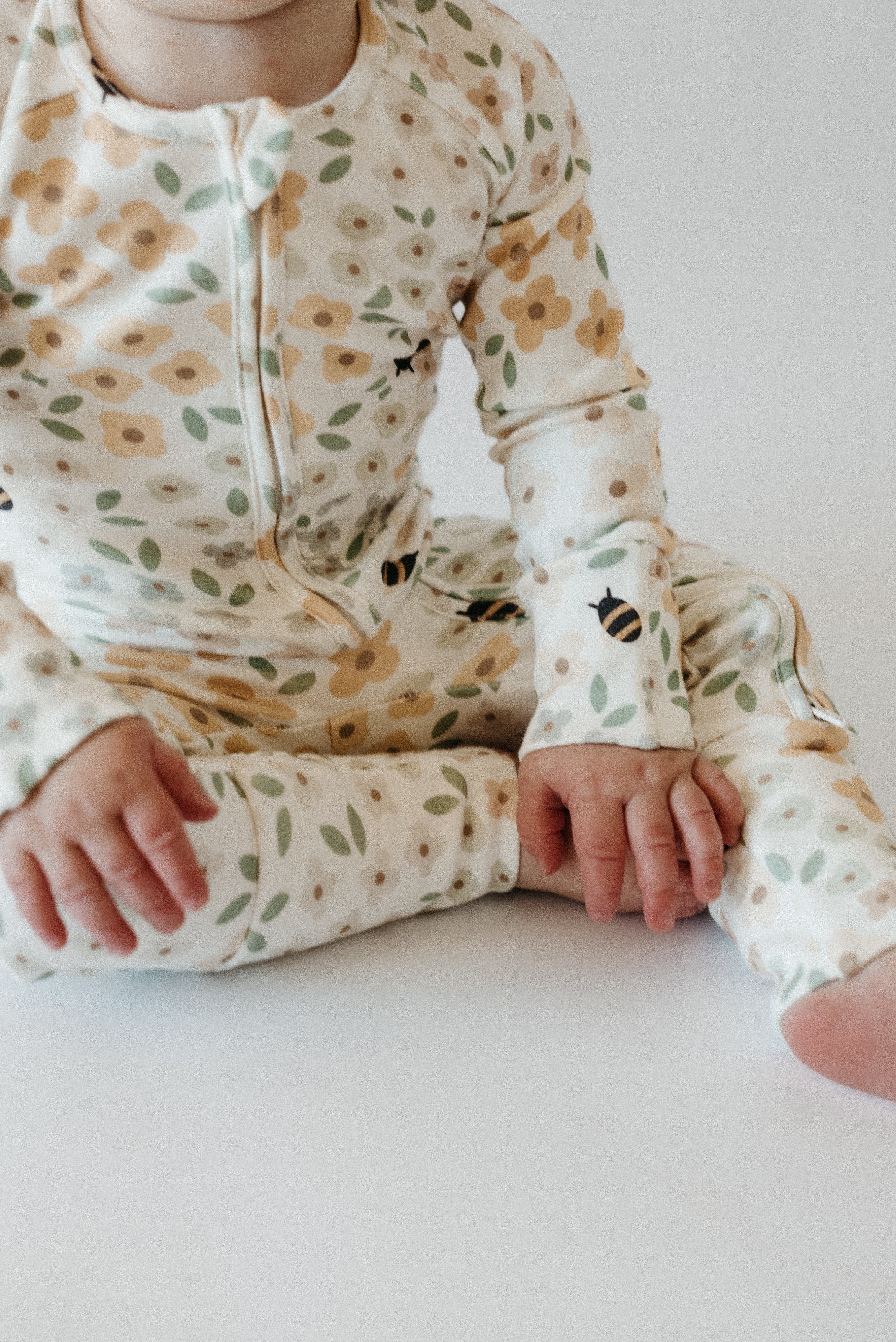 Peek-a-Boo Baby Sleeper Honey Bees