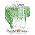 Pak Choi  Baby Shanghai Greens Seeds (Organic)