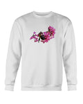 Bee and Butterfly Habitat Fund, Bee Pollinating Graphic, Moss Apparel, Crewneck Sweatshirt