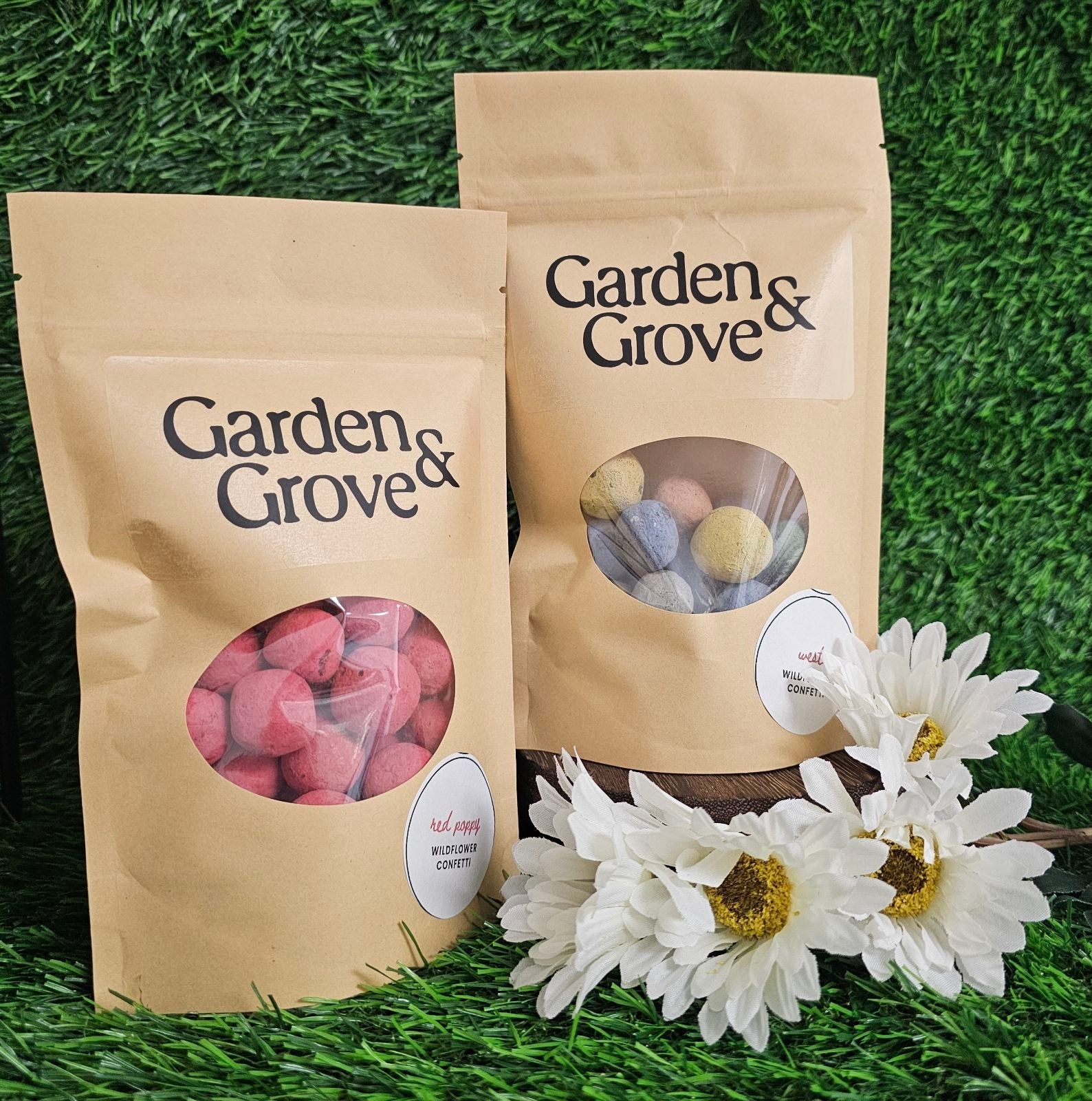 Hummingbird & Butterfly Pollinator Wildflower Garden Confetti Seed Balls