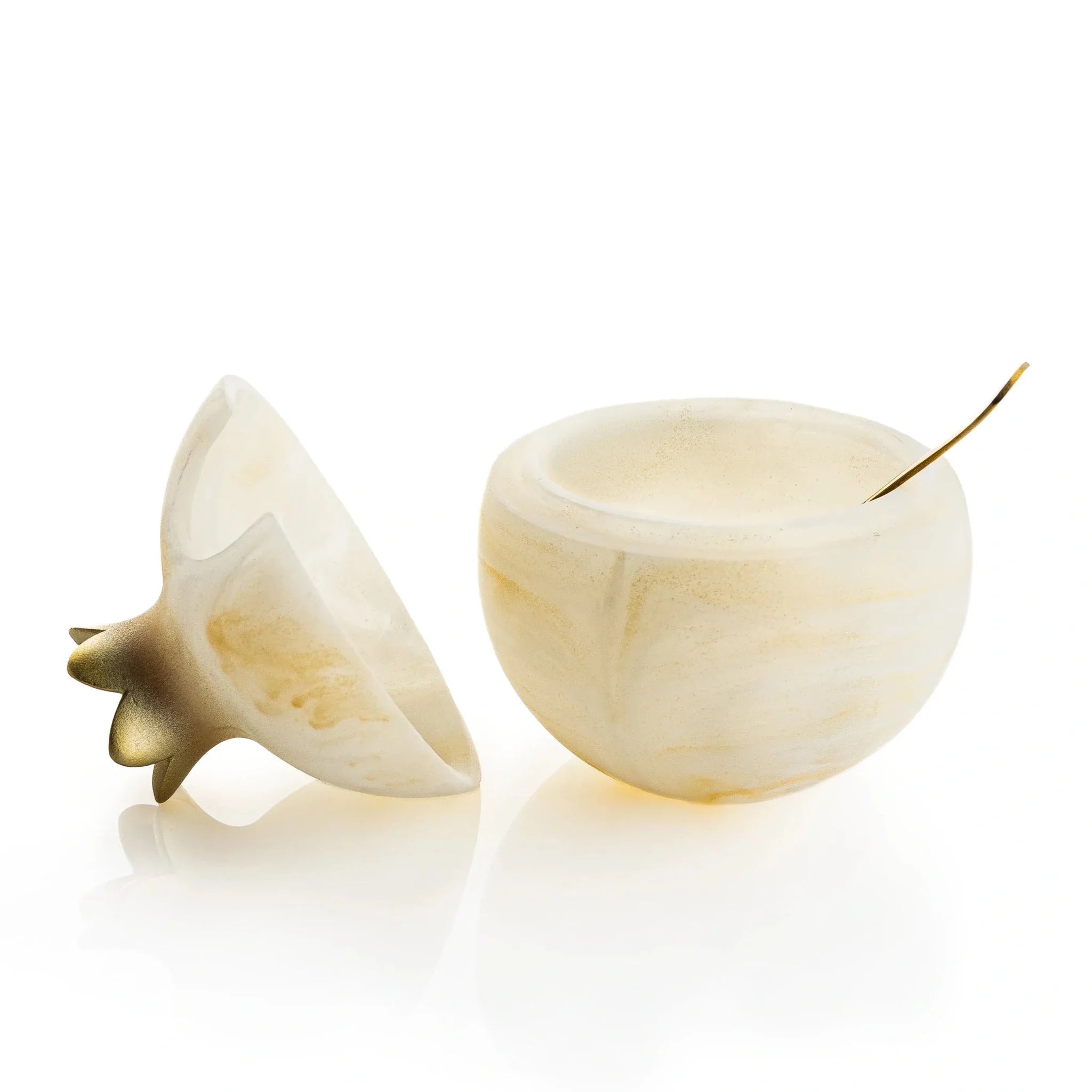Gourmet Honey & Resin Honey Dish Pomegranate Gift Set